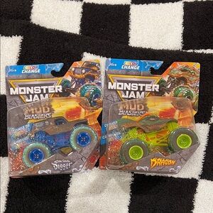 Monster Jam Mud Blasters Color Change Monster Truck Set